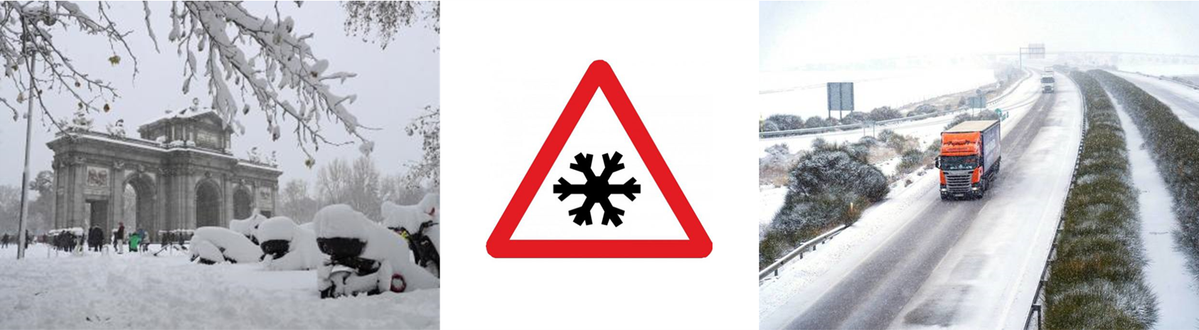 principal newsletter Conducir con hielo y nieve